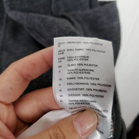 Killtec Women's 12 Gray Full Zip Mock Neck Fleece Sweatshirt - Picture 12 of 13